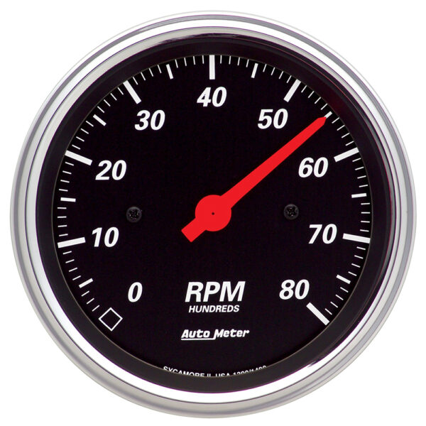 Black Analogue Tachometer