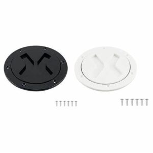 Inspection Cover 130mm Black Screw