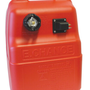 Red Plastic Fuel Tank