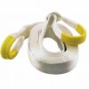 Durable and heavy-duty Tow Strap White Nylon for towing cars, boats, and equipment.