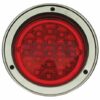 LED round red trailer lamp 10-30V for towing and marine use. Durable and energy-efficient lighting.