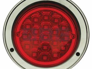 LED round red trailer lamp 10-30V for towing and marine use. Durable and energy-efficient lighting.