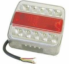 Universal 12 Volt LED trailer lamp with plug, durable, energy-efficient lighting for trailers.